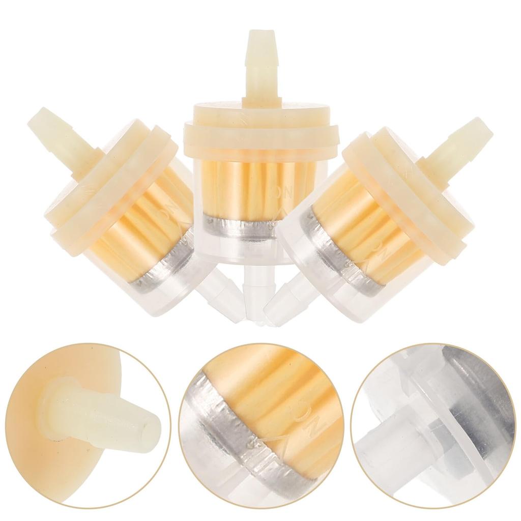 IMIKEYA 10pcs Fuel Filter Inline Gasoline Filter for Off-Road Vehicle Universal Sandbuggy Off-Road Go Kart Engine Protection High Efficiency