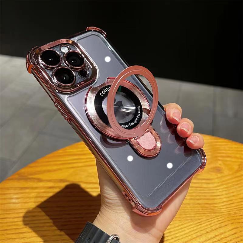 

Електроплатований чохол з повітряними подушками на чотирьох кутах, захищений від падінь, для iPhone 15 Pro Max та iPhone 14 iPhone 12 Pro Max