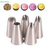 5 Stück Edelstahl Spritztülle Sahne Kuchen Cupcake Tropfenblume Rose Gebäcktüllen Backwerkzeuge #1M 6B 195 1A 853