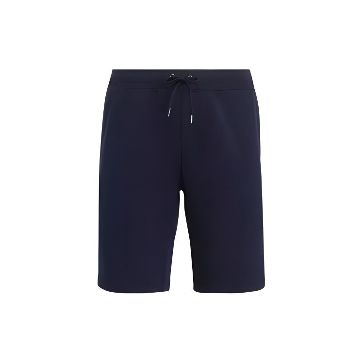 Polo Ralph Lauren Ss22 Solid Color Elastic Waist Double-Sided Knitted Shorts Men Shorts Black MNPOSHO1BQ20068-410