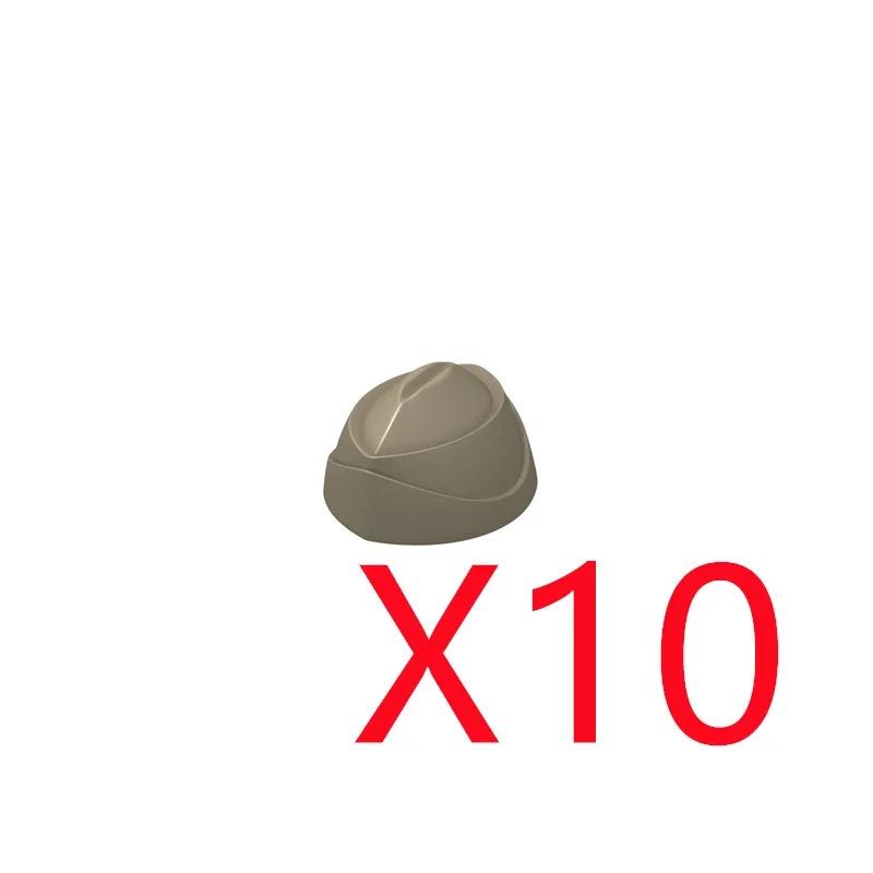 

Аксессуары для строительных блоков Второй мировой войны Фигурка Солдат Советская армия Шлем Игрушка Шляпа Мини-кирпичик Очки Плащ Бахрома Пояс Подарок Игрушки K048