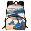Zaino per Bambini con Stampa Cartone Animato Leggero Borsa Scolastica Studenti Elementari Tessuto Oxford Traspirante Anti-Sforzo Ergonomico