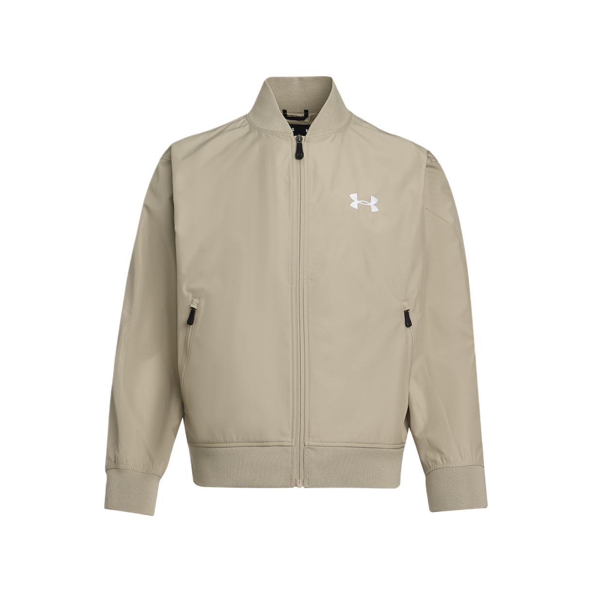 

Under Armour Comfortable Versatile Simple Fashion Baseball Jacket Unisex Jackets Khaki 1389367-299 XL