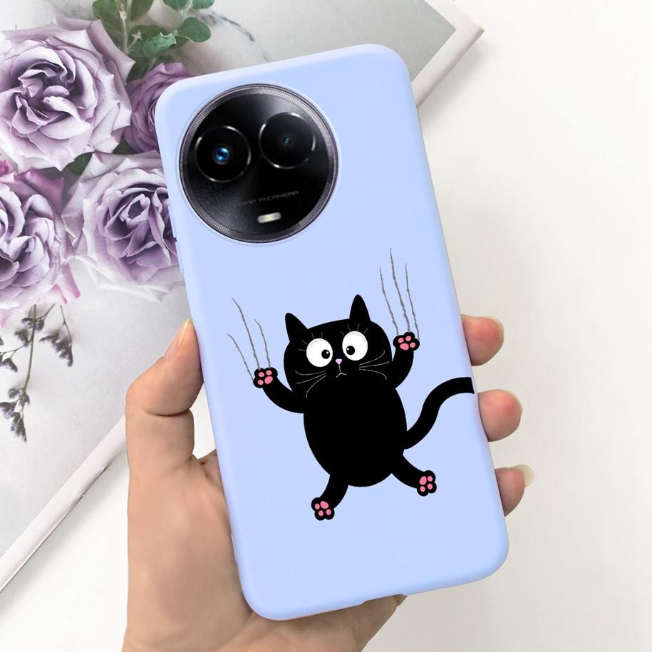Shockproof Case For Realme 11 5G / Realme 11X Phone Cover Fashion Girls Soft Silicone Funda For Realme11 11 X 2023 RMX3785 Coque