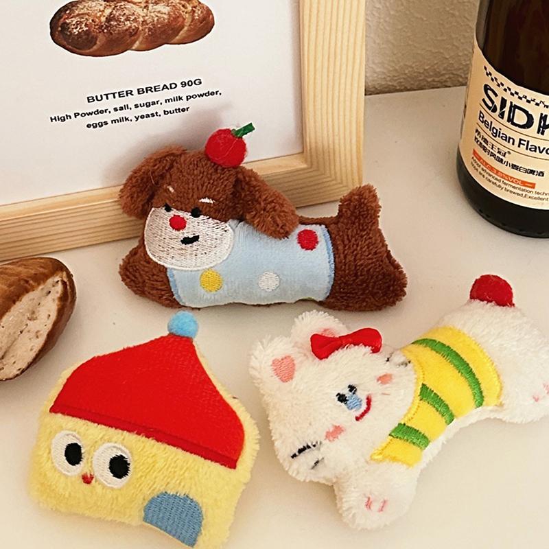 1 Pcs Original Cute Plush Doll Pendant Brooch Creative Funny Pendant Girl Backpack Fun Pendant