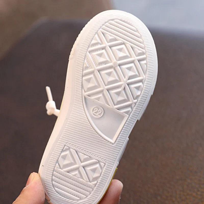 Kinder Canvas Schuhe Frühling Herbst Sneakers Jungen Casual Sport Laufschuh Mädchen Atmungsaktive Soft-Sohlen Kleinkind Flache Sneakers