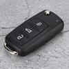 3 Button Car Remote Flip Key Fob Case Protective Cover Shell Fit for MK6