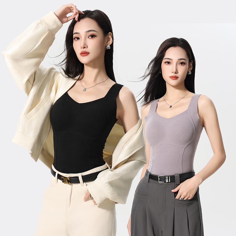 Grafenová hřejivá bezešvá vesta a základní vrstva zeštíhlující tvarovač postavy 8867