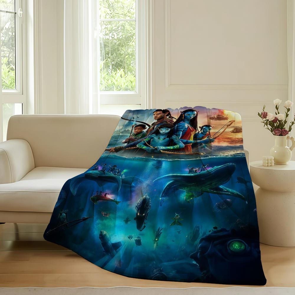 Fantasy-Film A-avatarS Decke für Sofa Büro Bett Flugzeug Reisen Schlafen Lesen Entspannen Camping Weich und Warm