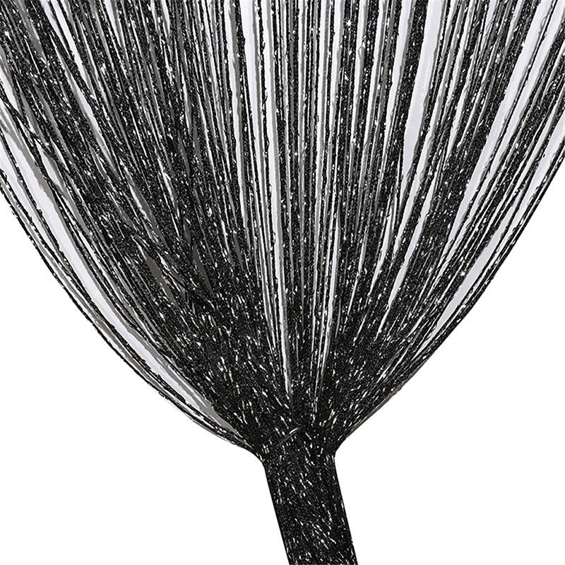 Fashion Fly Screen Fringe Tassel Curtain String Sparkle Curtains Room Divider Door Window Decor