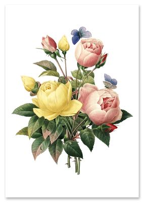 Vintage Flower Bouquet Poster