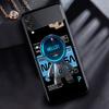 Case For Samsung Galaxy Z Flip 3 4 5G Black Hard PC Phone Housing Z flip4 Luxury Segmented Cover Cute Astronaut Hand Lanyard