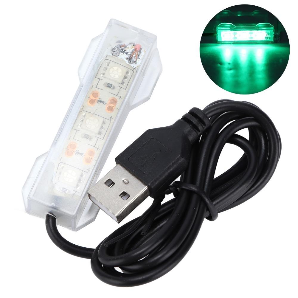Decorative Lighting USB Aquarium Light Plastic Multicolor Aquarium LED Light Submersible Underwater LED Fish LED Lamp Aquarium CN Plug
