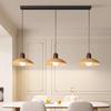 Walnut Finish Pendant Light - Wabi-Sabi Style for Restaurants, Bars, and Homes