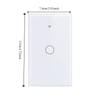 Touch Control Touch Sensor Switch US Plug LED Light Switches WiFi Smart Light Switch  Smart Home