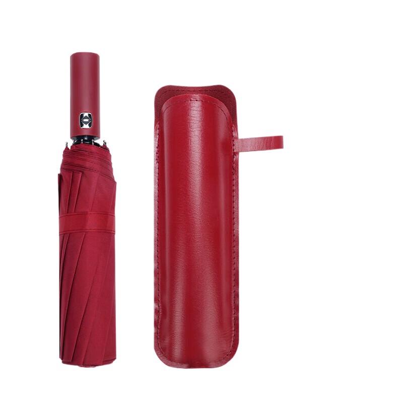 Hongye 24-Rib Automatic Windproof UV Folding Umbrella