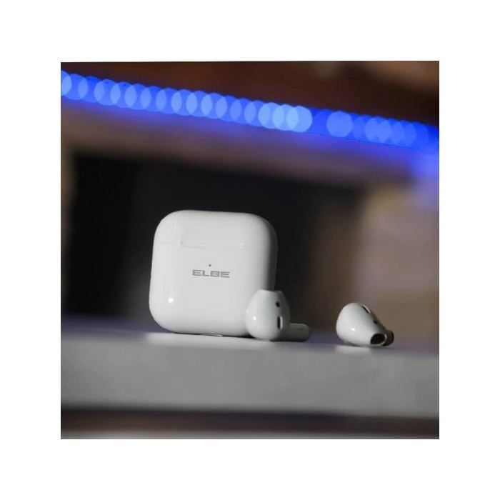 Elbe ABTWS-003-B Auriculares Bluetooth TWS Blancos