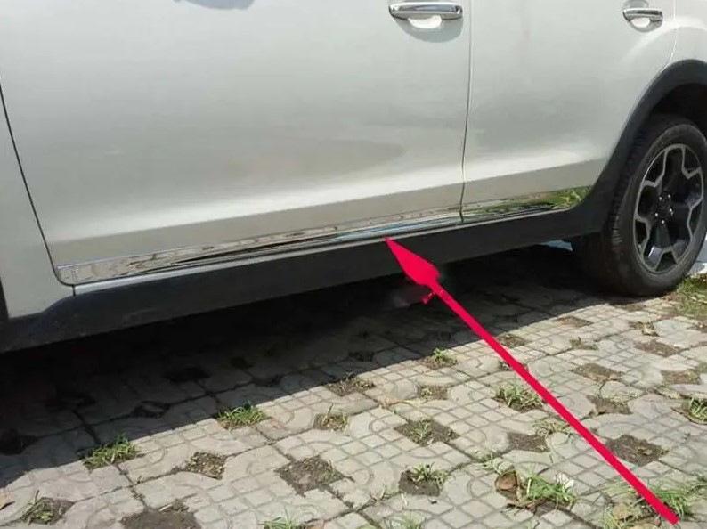 Door Moldings (4 Pieces, Layer) for Subaru XV 2011-2017