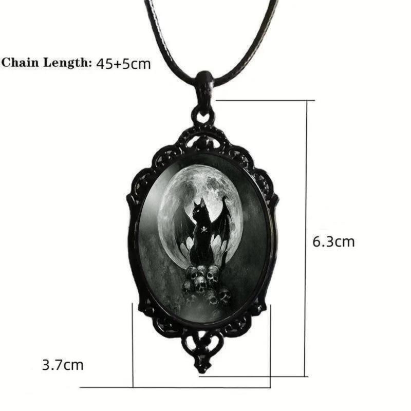 Gothic Punk Retro Resin Pendant - Dark Forest Autumn/Winter Trend.