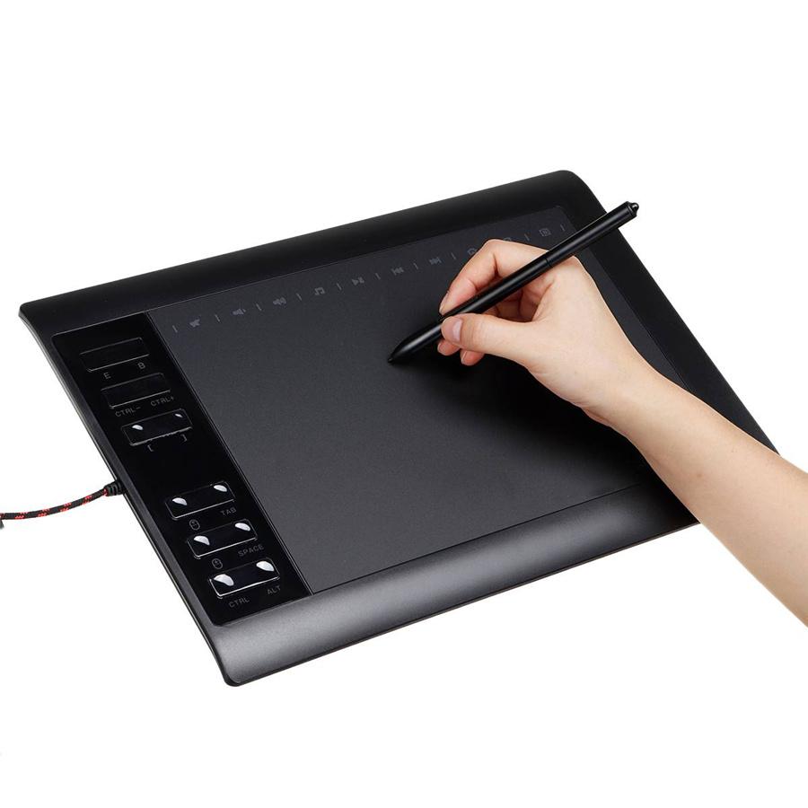 6'' Graphics Tablet 8192 Drawing Tablet Digital Tablet 233 Point Quick Reading