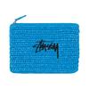 Woven Zip Pouch Blue