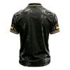 Men's Casual Polo Shirt Short Sleeve Collared Top with Graphic Print and Button Closure Suitable for Everyday Wear and Outdoor Activities