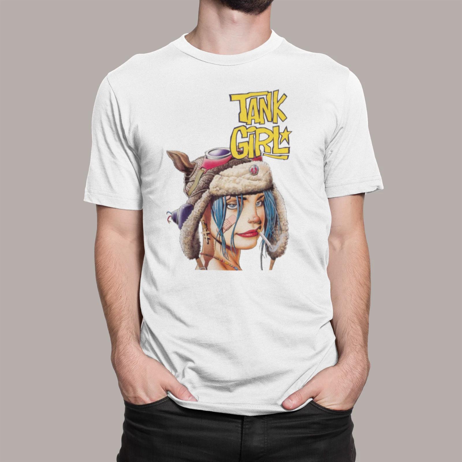 TANK GIRL T-shirt COMIC RETRO 80s 90s FUNNY UNISEX RETRO CARTOON ADULTS KIDS XS