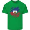 Torn Haiti Flag Haitian Day Football Unisexs Light Cotton TShirt