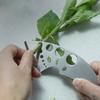 Vanilla Cutter Rosemary Stripper 7 Holes Cutter Stripper 2 In 1 Multifunctional Vanilla Greens Leaves Remover Stainless Steel