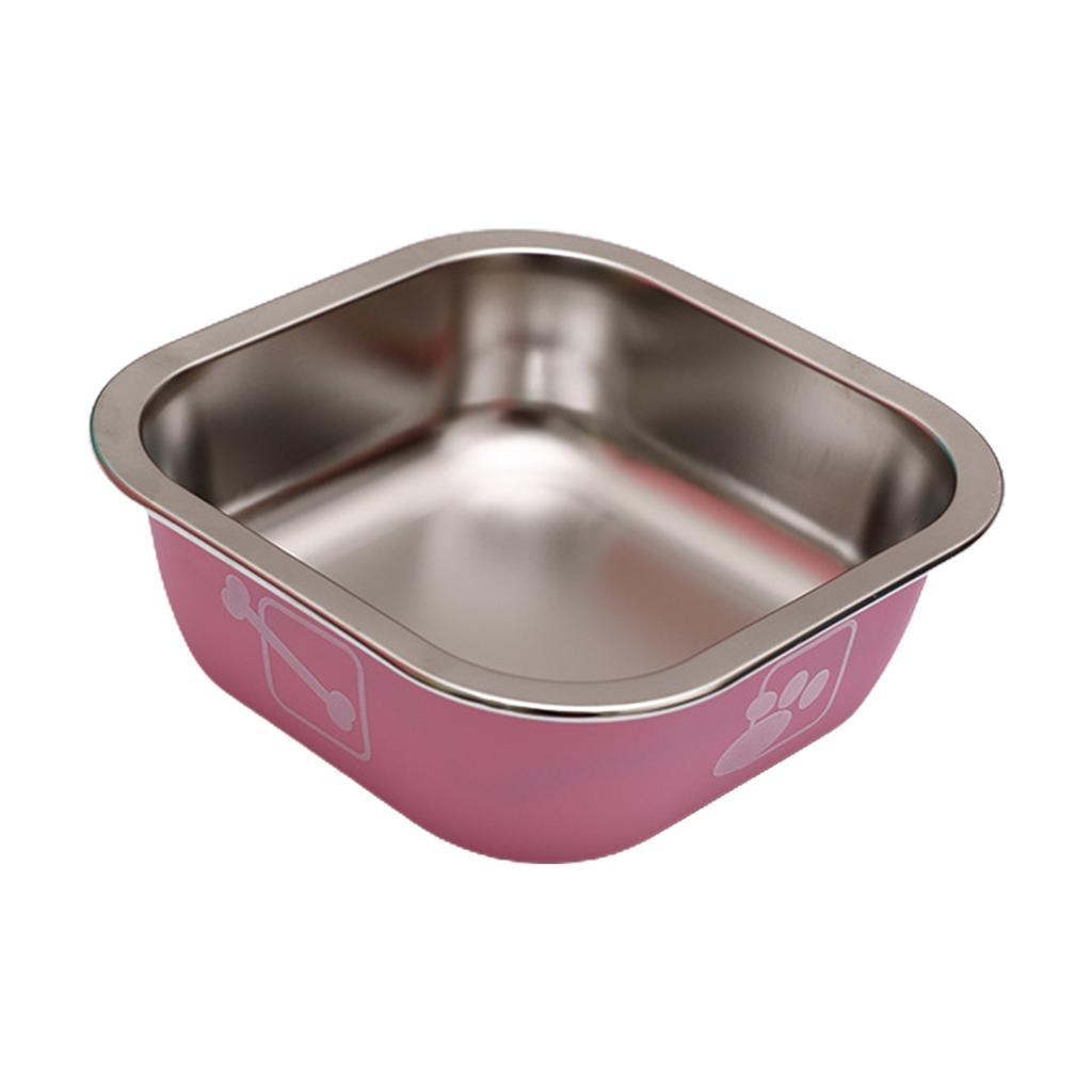 Dogs Bowl Stainless Steel Cat Bowl Pet Bowl Anti Slip Dog Bowl Cat Feeding Bowl Dog Water Bowl Pet Feeding Bowl Portable