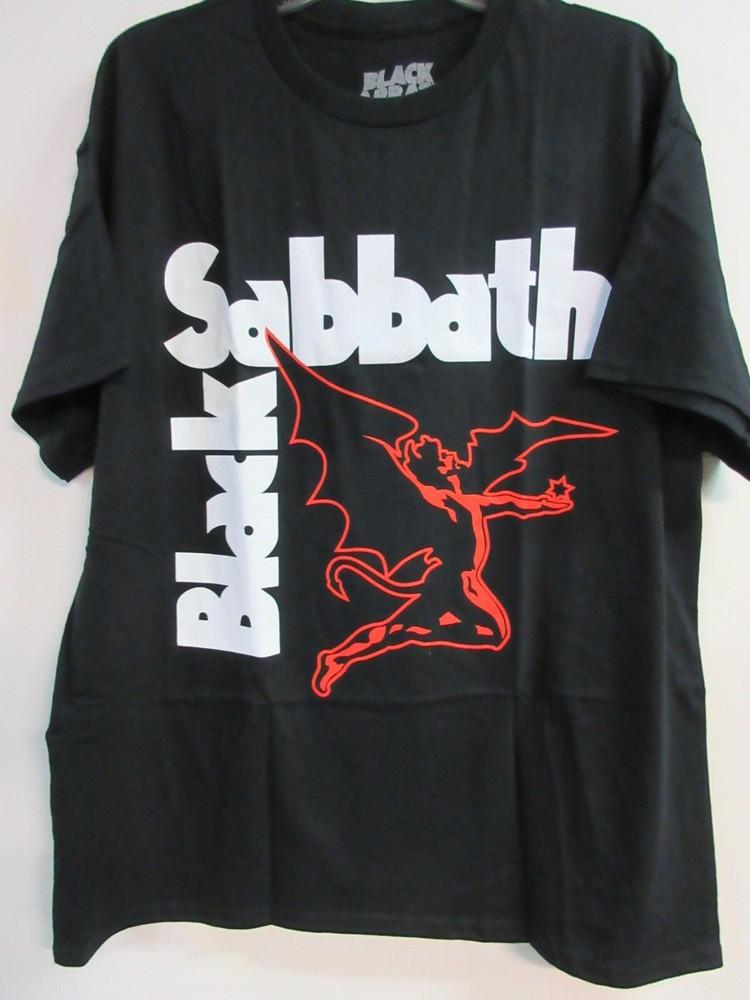 ОФИЦИАЛЬНЫЙ МЕРЧ BLACK SABBATH CREATURE ГРУППА КОНЦЕРТ МУЗЫКА ЭКСТРА БОЛЬШАЯ Унисекс Футболка XXL