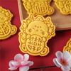 KX4B Fondant Molds Cookie Cutters Dragon Themed Cookie Moulds Chinese New Year Must Have Bakeware Tool Plastic Material