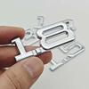 3D Metal Car Displacement 1.3 1.4 1.5 1.6 1.8 T Volume Logo Car Rear Trunk Emblem Badge Vehicle Sticker