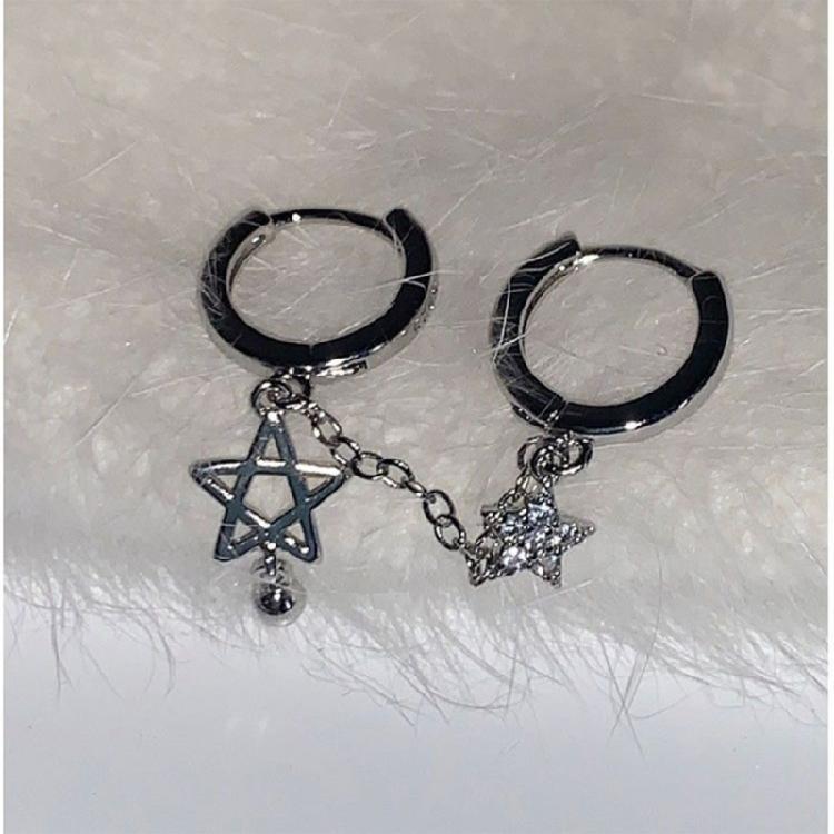 Sparkling Drop Earrings Star Earrings Ear Buckles Women Dangle Earrings Female Fashion Earrings Perfect for Daily Wear