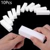 10 Stück Nagelfeilen Bufferblock Set Maniküre Pediküre Pflege Nagelkunst Polierschleifwerkzeuge Weißer Schwamm Puffer Nagelfeilen Werkzeuge