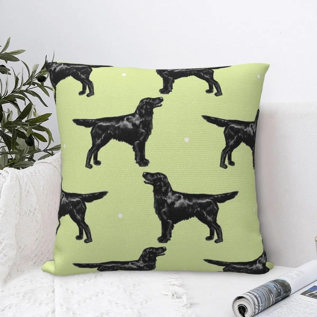 Flat Coated Retriever Throw Pillow anime girl christmas decorations for home 2023