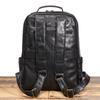 Men'S Genuine Leather Backpack, Cowhide Wear Trolley Case, Business Trip Backpack, Large Capacity Computer Bag