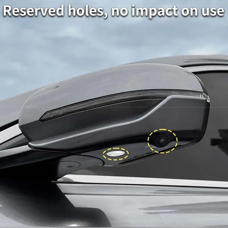 For BYD Song Plus Seal U DMi EV -2025 Rearview Mirror Anti-Collision Strip Anti-Scratch Protective Decor Strips 2Pcs