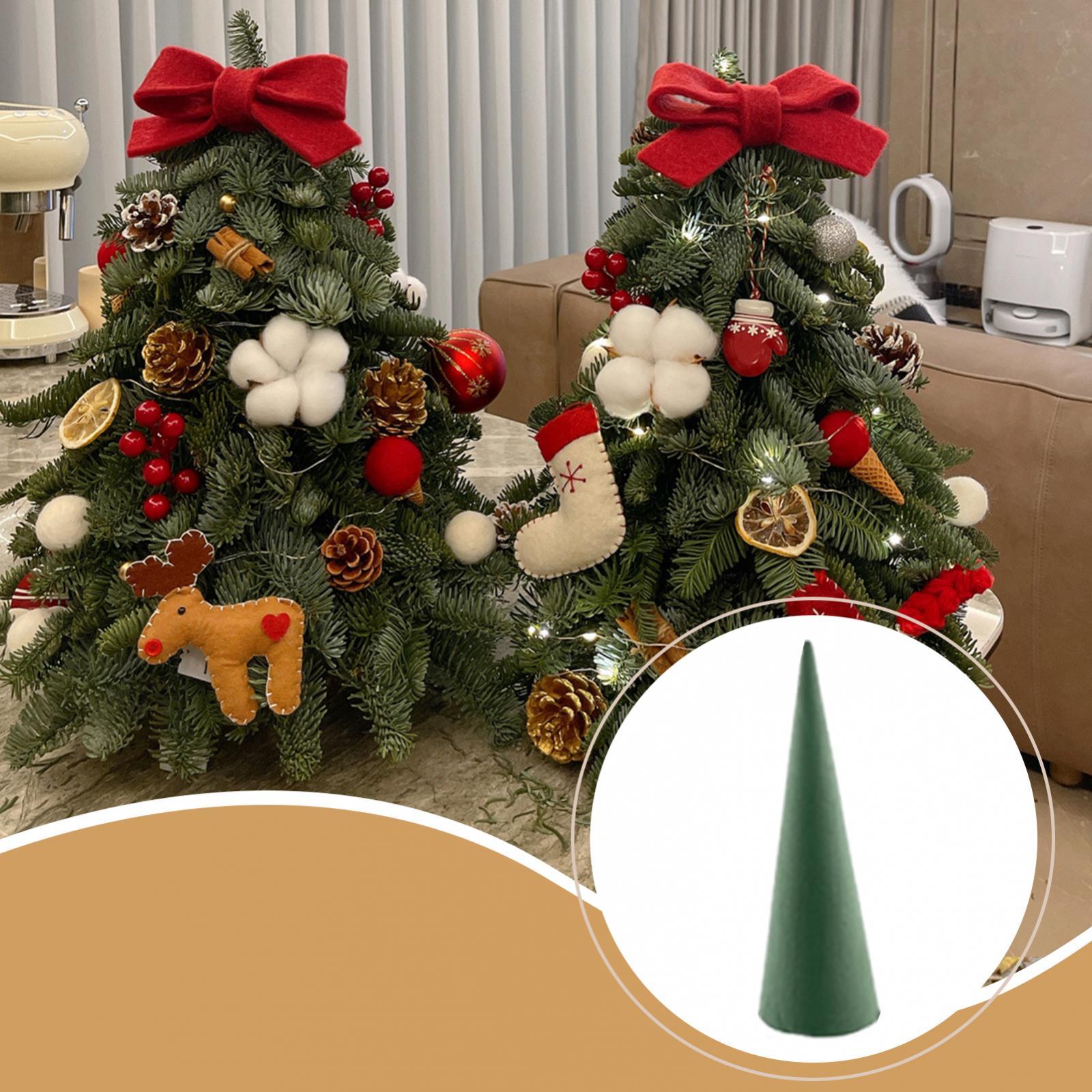 

Floral Block Tree Cone Party Celebration Craft Decor Table Centerpiece Florist Floral Block Christmas Party Decoration DIY Arts