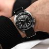WatchGecko Ridge Military Nylon Watch Band Stylish and Durable Black 22mm - -