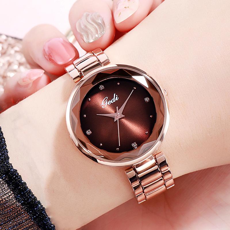 Diamond Steel Belt Women'S Watch Small Women'S Watch Fashion Waterproof Quartz Women'S Watch