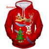 2024 New Christmas Fashion Hoodie Men/Women Hip Hop Autumn And Winter Streetwear Hoodies Funny Santa Claus Couples Clothes