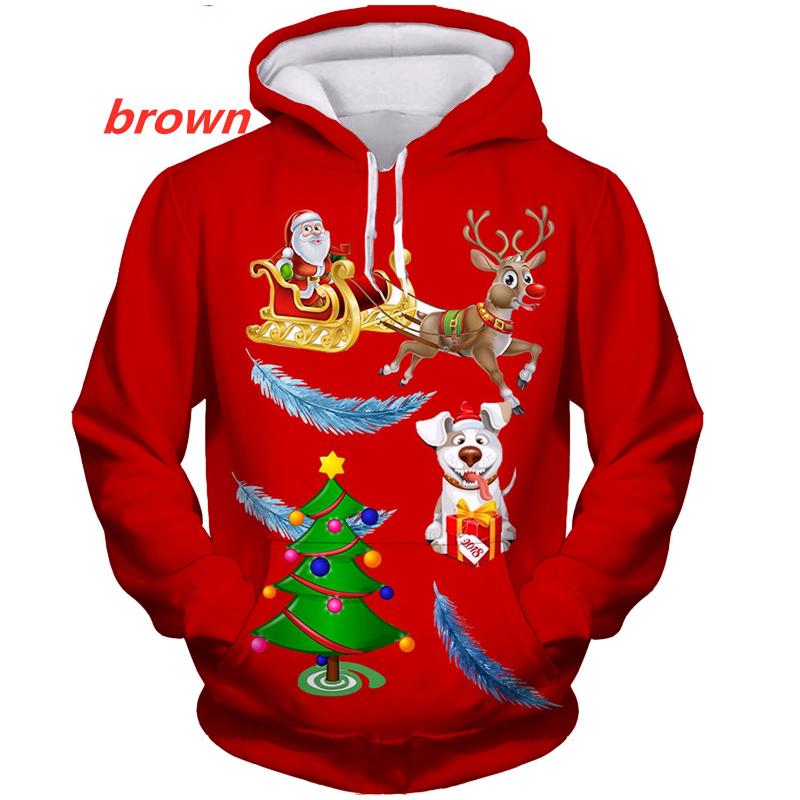 2024 New Christmas Fashion Hoodie Men/Women Hip Hop Autumn And Winter Streetwear Hoodies Funny Santa Claus Couples Clothes
