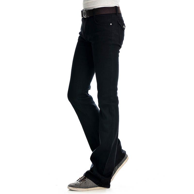 Korean style Trendy Casual Denim Flared Pants Men's Stretch Micro-Flared Pants