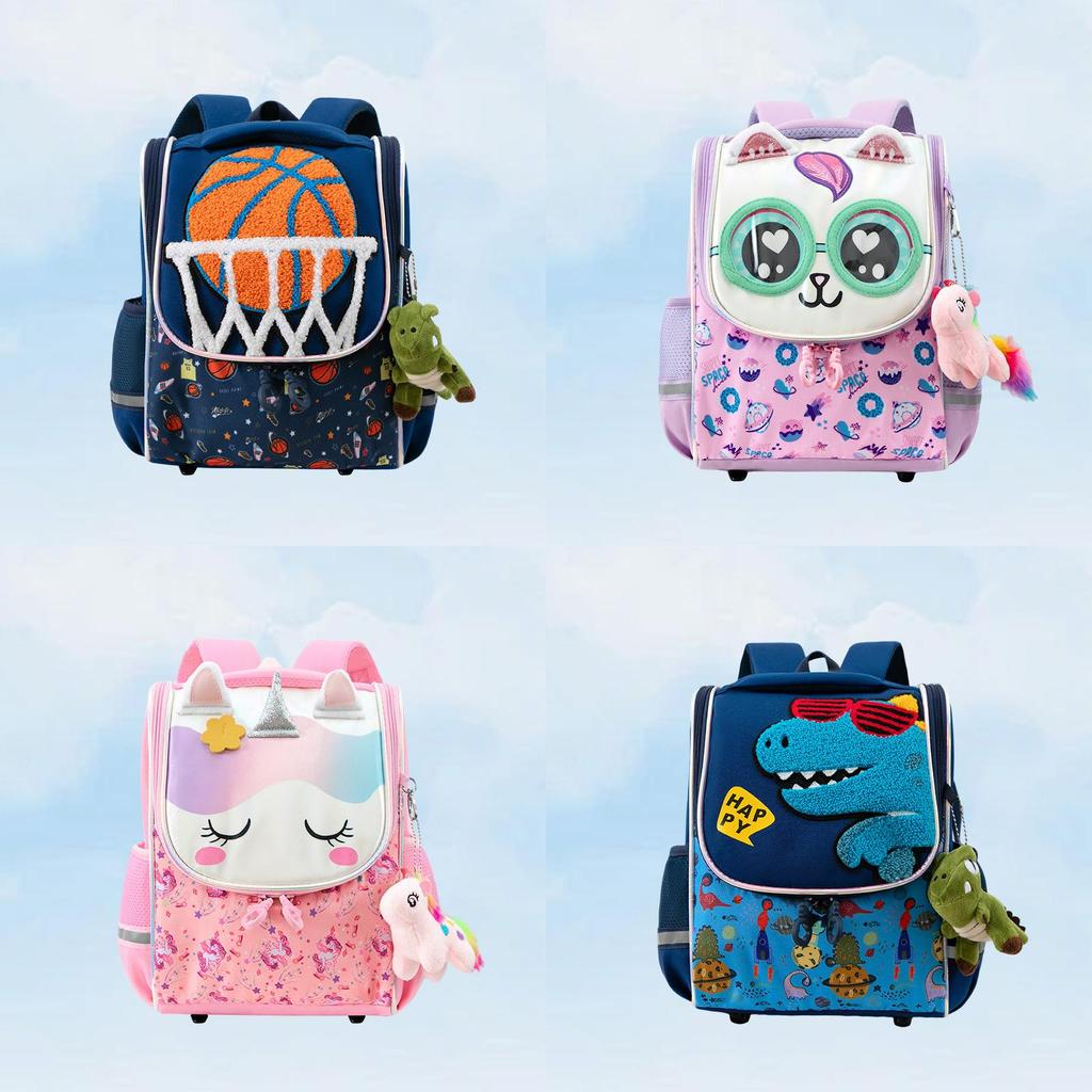 Dinosaur Kids Backpack With Lightweight Waterproof Design For Kindergarten Students