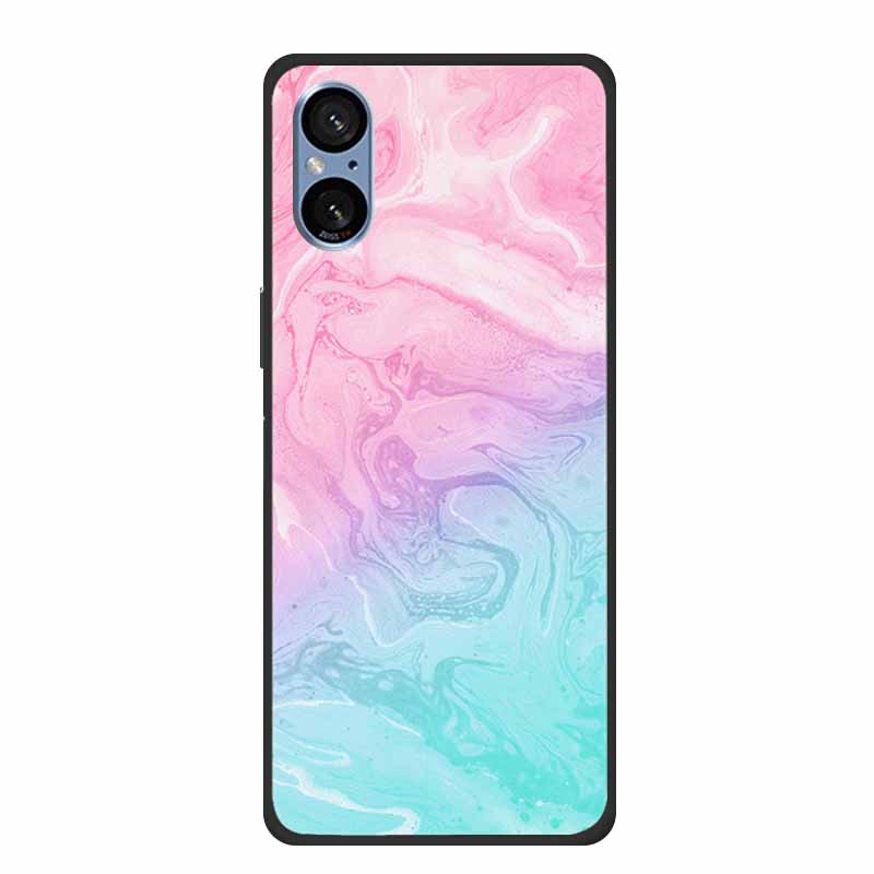 For Sony Xperia 5 V Case Marble Shockproof Soft Silicone TPU Back Cover For Sony Xperia5 V 5V 5G Phone Cases XQ-DE54 New Fundas