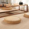 Tatami Floor Pillow Handmade Woven Meditation Cushion Floor Mats Sitting Pillow Seating for Bedroom Living Room Balcony