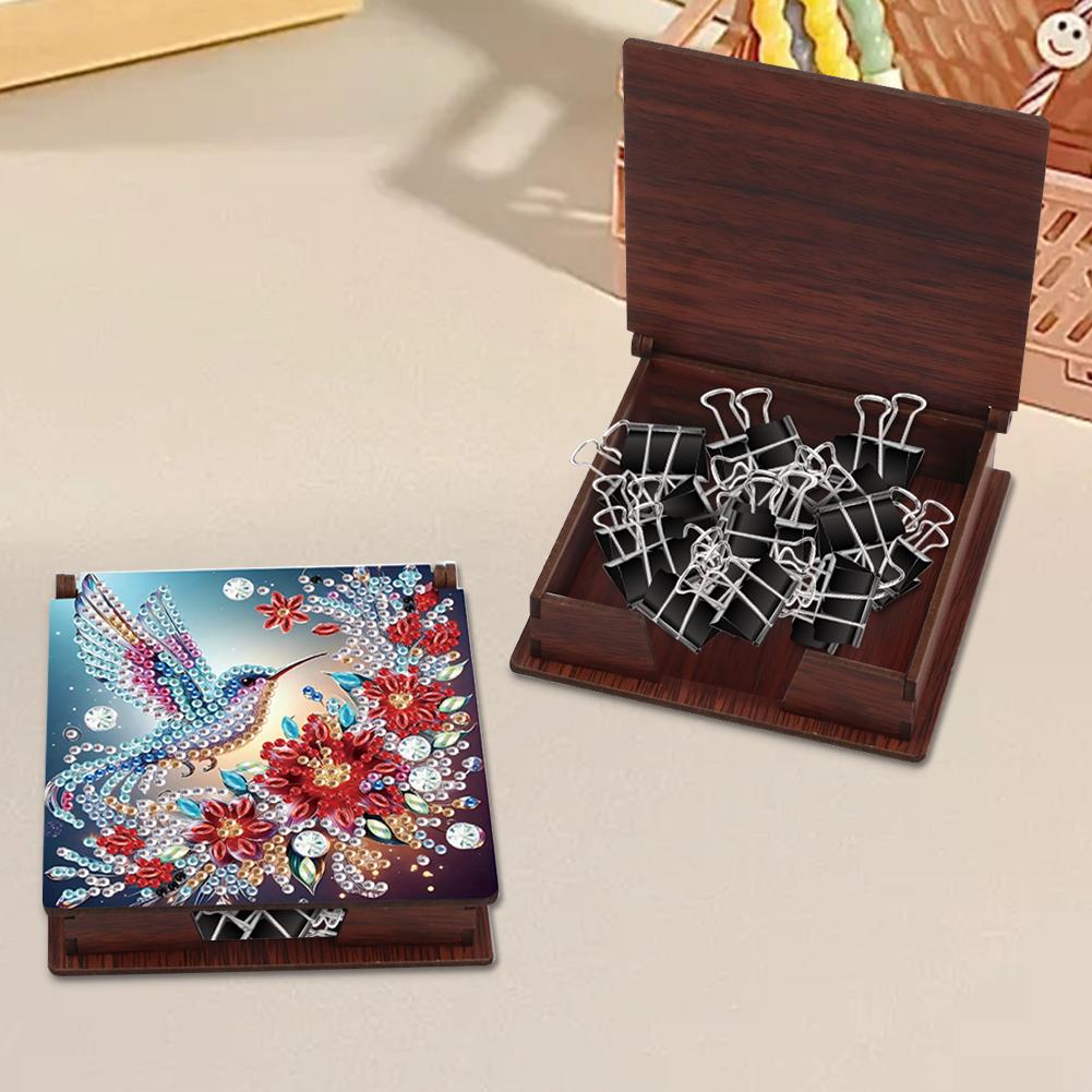 High Heels Diamond Art Note Box Contains 160 Sheets of Paper Gem Art Sticky Note Holder Gem Painting Memo Pad Holder Mosaic Kit