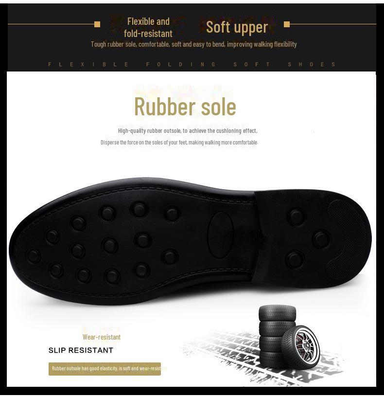 Men's Spring & Autumn Cowhide Loafers - Breathable, Stylish Leather Casual Business Shoes