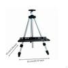 Aluminum Easel Stable with Tray Telescopic for Presenters